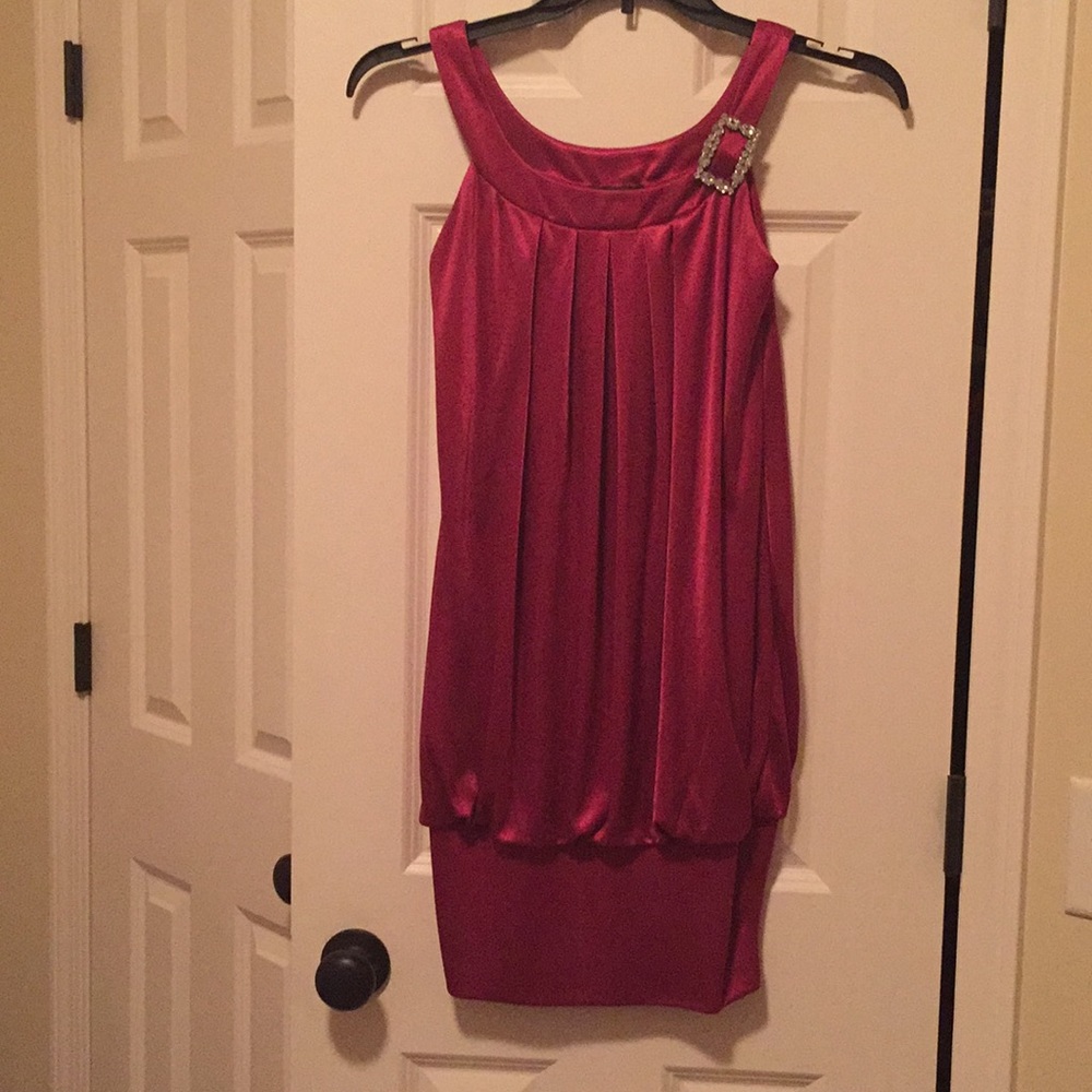 Magenta pink cocktail dress, size Small